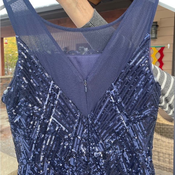 Nightway Womens Sequin Dress - Picture 9 of 11